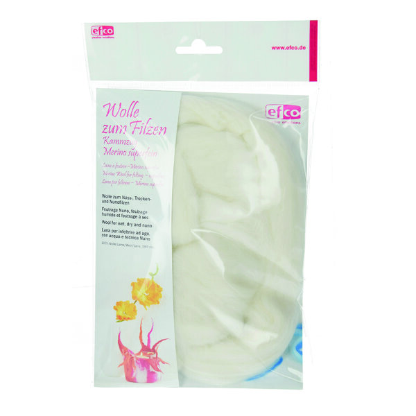 Wolle zum Filzen Kammzug Merino Naturtöne 30 g