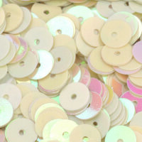 Pailletten rund flach 6 mm  40 g / ~4.000 Stk.