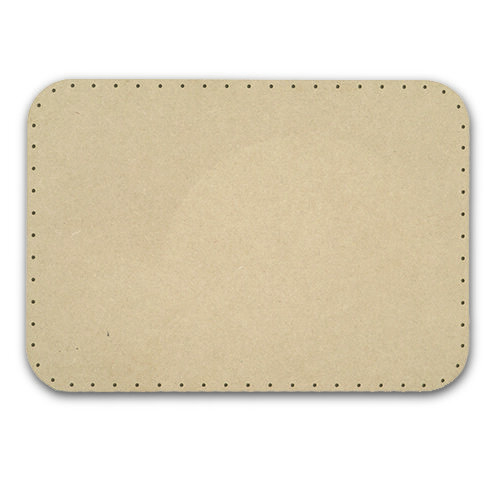 Korbflechtboden rechteckig MDF  34 x 24 cm / 4 mm