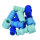 Holzperlen Farb-Formen-Mix 28 Stk.
