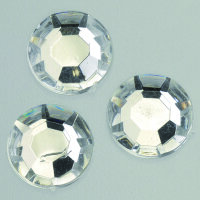 Schmucksteine  Acryl facettiert Chatonrosen kristall 100...