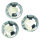 Schmucksteine Acryl facettiert Chatonrosen kristall 75 Stk.