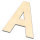 Streuer Holz Buchstabe roh 10 Stk.