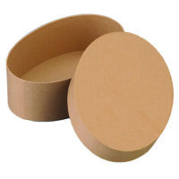 Box Oval flach