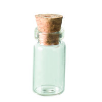Flasche Glas mit Korken klar 50 Stk.