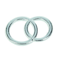 Wachsdeko Hochzeit silber glänzend