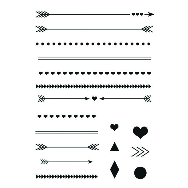 Clear-Stempel Zahlen und Zeichen