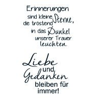 Clear-Stempel Trauer