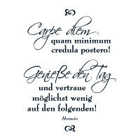 Clear-Stempel Sprüche