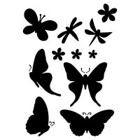 Stencil-Schablone Tiere