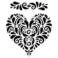 Stencil-Schablone Formen