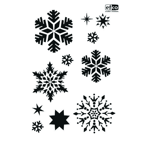 Stencil-Schablone Winter und Weihnachten