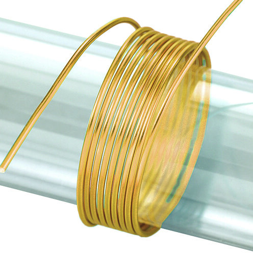 Aludraht eloxiert  gold, ø 2 mm 5 m