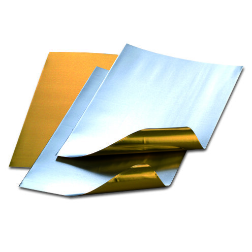 Alufolienzuschnitte  gold / silber  20 x 30 cm / 0,15 mm 20 St