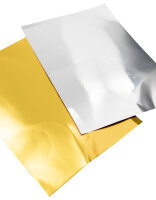 Alufolienzuschnitte  gold / silber  20 x 30 cm / 0,15 mm 20 St
