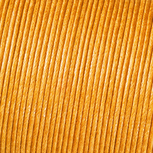 Baumwollkordel gewachst gelb ø 1 mm 100 m