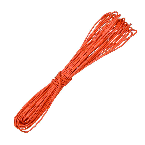 Baumwollkordel gewachst  orange ø 1 mm / 6 m