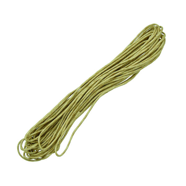 Baumwollkordel gewachst  beige ø 1 mm / 6 m