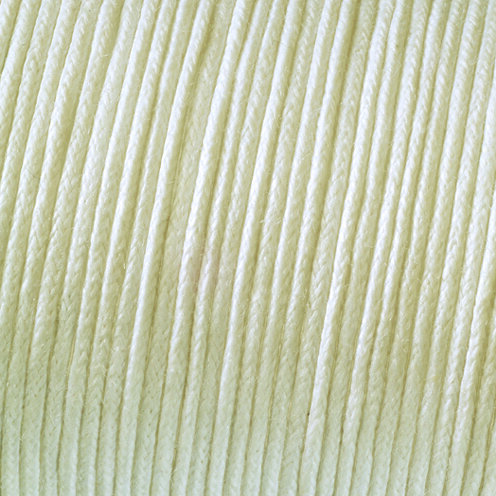 Baumwollkordel gewachst creme ø 1 mm 100 m