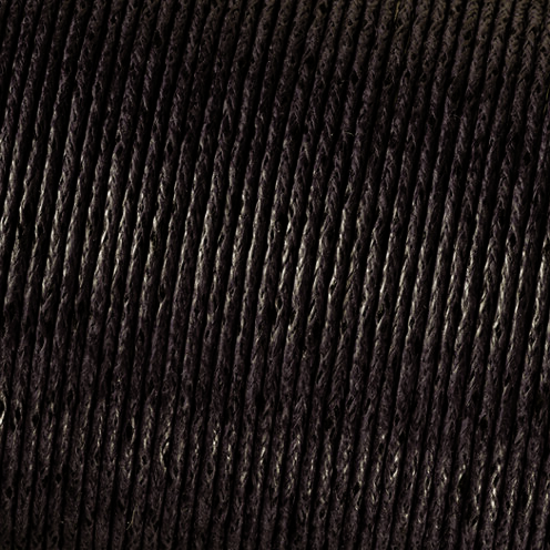 Baumwollkordel gewachst dunkelbraun ø 1 mm 100 m
