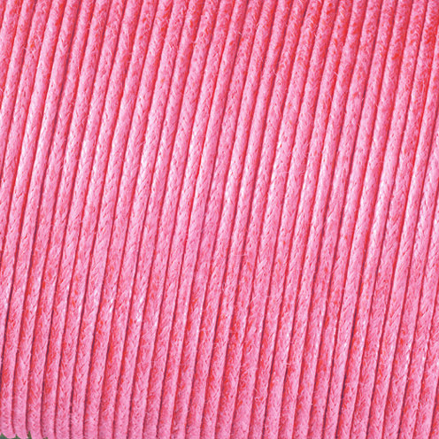 Baumwollkordel gewachst rosa ø 1 mm 100 m