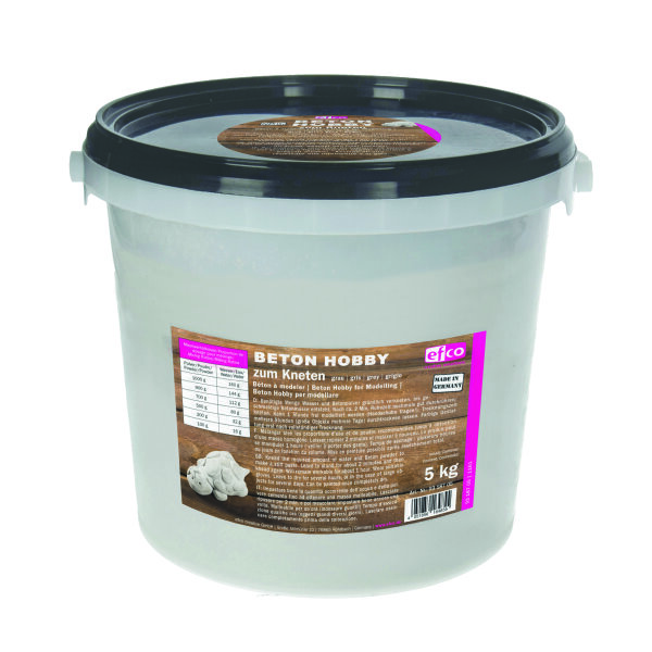 BETON HOBBY, zum Kneten, grau, 5 kg