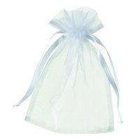 Beutel Organza 12,5 x 17 cm weiß 12 St
