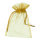 Beutel Organza 12,5 x 17 cm goldgelb 12 St