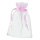 Beutel Organza 12,5 x 17 cm rosa 12 St