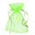 Beutel Organza 7 x 9 cm hellgrün 12 St