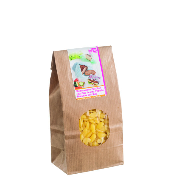 Bienenwachs Pastillen 100 %, 65°C/ lebensmittelecht / ÖKO, natur, 200 g