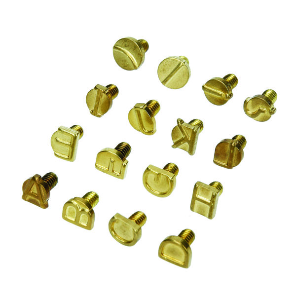 Brennstempel Set für 1840001, ABC Set A-L  16 - teilig