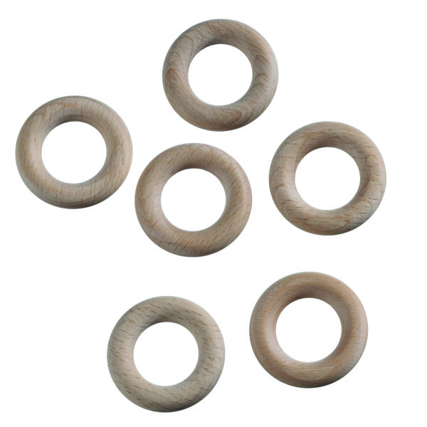 Holzringe  roh ø 40 mm 50 St.