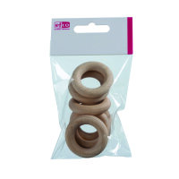 Buchenholzringe  roh, ø 40 mm 6 Stk.