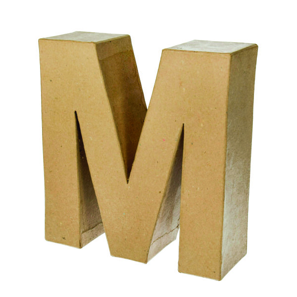 Buchstabe, M - H 17,5 x B 16 x T 5,5 cm
