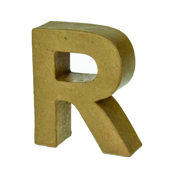 Buchstabe, R - H 10 x B 8,1 x T 3 cm