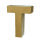 Buchstabe, T - H 17,5 x B 13,5 x T 5,5 cm