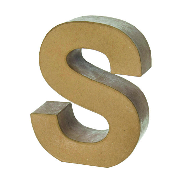 Buchstabe, S - H 17,5 x B 13,8 x T 5,5 cm
