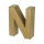 Buchstabe, N - H 10 x B 7,8 x T 3 cm