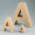 Buchstabe, A -  H 5 x B 5,2 x T 2 cm