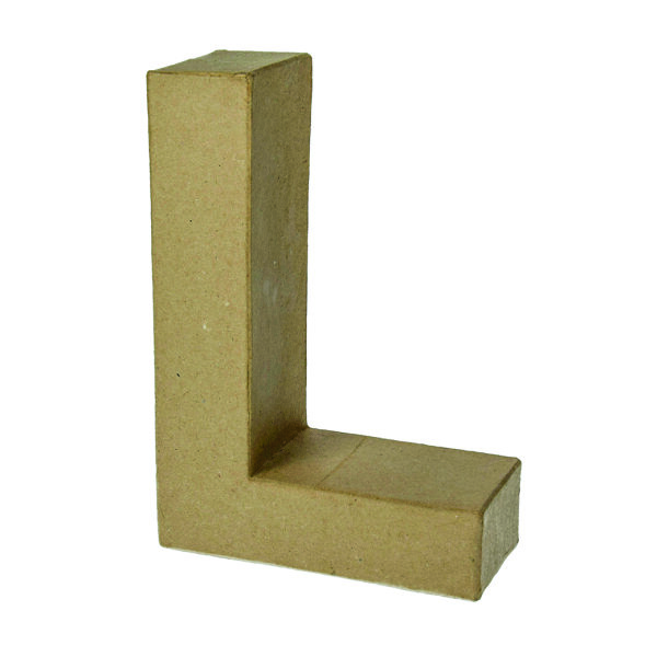 Buchstabe, L - H 17,5 x B 12,3 x T 5,5 cm