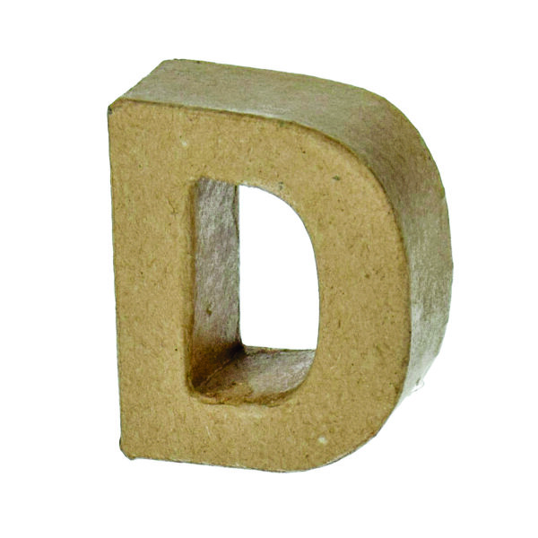 Buchstabe, D - H 5 x B 4,5 x T 2 cm