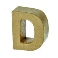 Buchstabe, D - H 5 x B 4,5 x T 2 cm