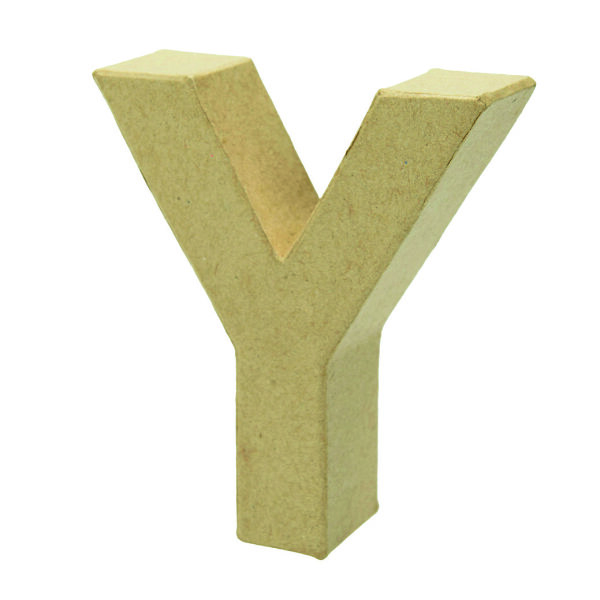 Buchstabe, Y - H 10 x B 8,7 x T 3 cm
