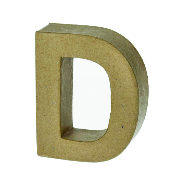 Buchstabe, D - H 10 x B 8,2 x T 3 cm