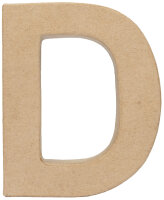 Buchstabe, D - H 10 x B 8,2 x T 3 cm