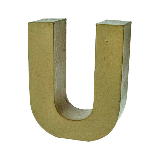Buchstabe, U - H 10 x B 7,5 x T 3 cm