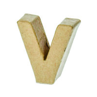 Buchstabe, V - H 5 x B 4,8 x T 2 cm