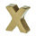 Buchstabe, X - H 5 x B 4,8 x T 2 cm