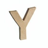 Buchstabe 3D, Y, 10 St.